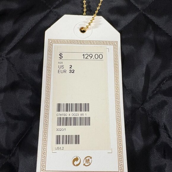 Versace for H&M Runway Leopard Print Quilted Bomber Jacket size 2 NWT brand new - Picture 4 of 12